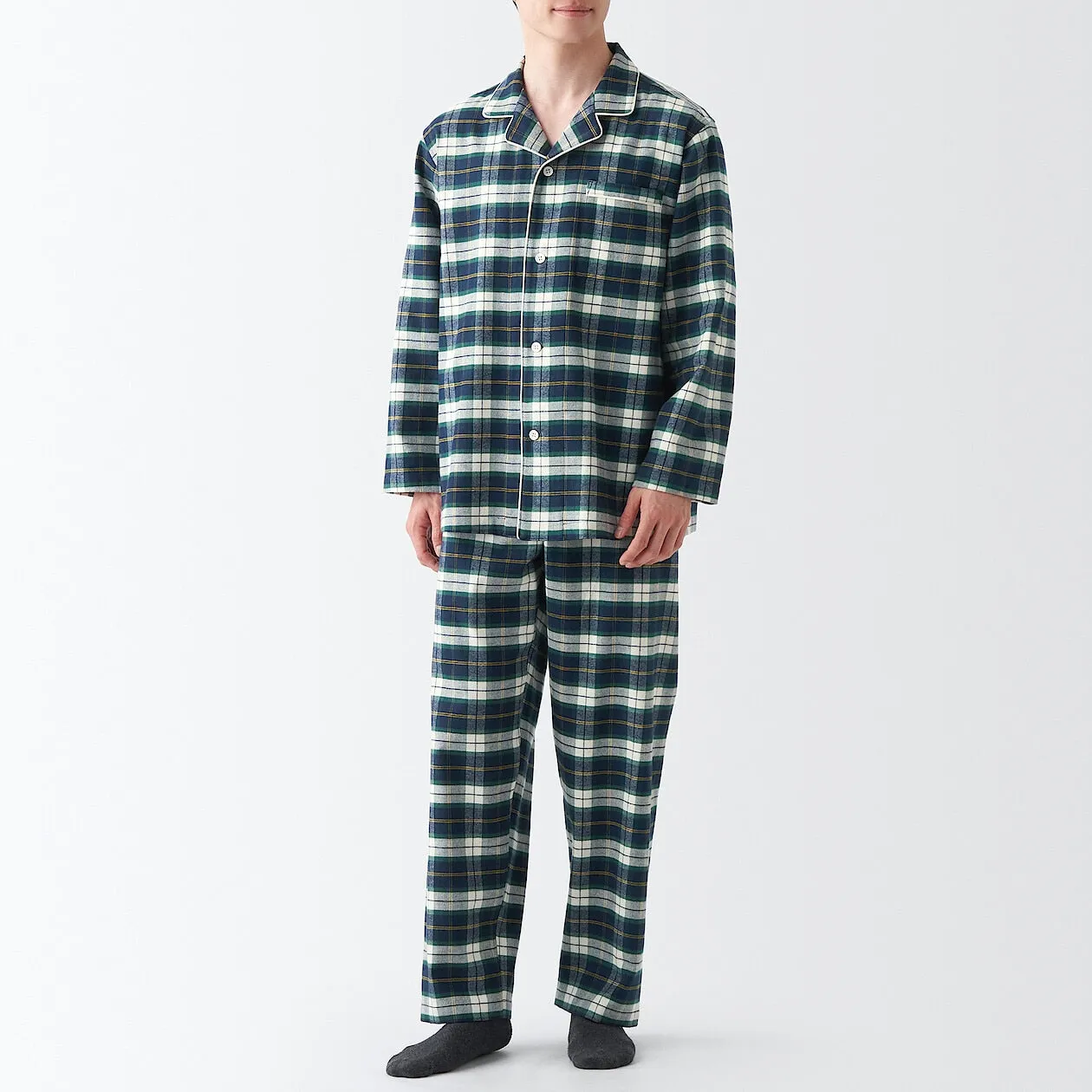 Side Seamless Flannel Pyjamas