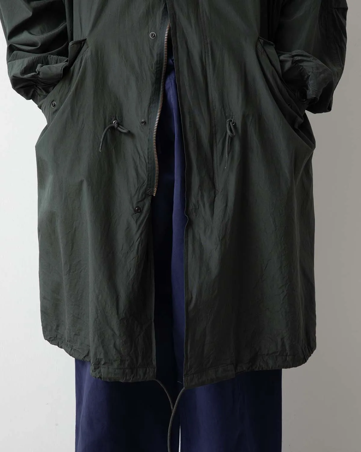 SILK TAFFETA M-65 FISHTAIL PARKA