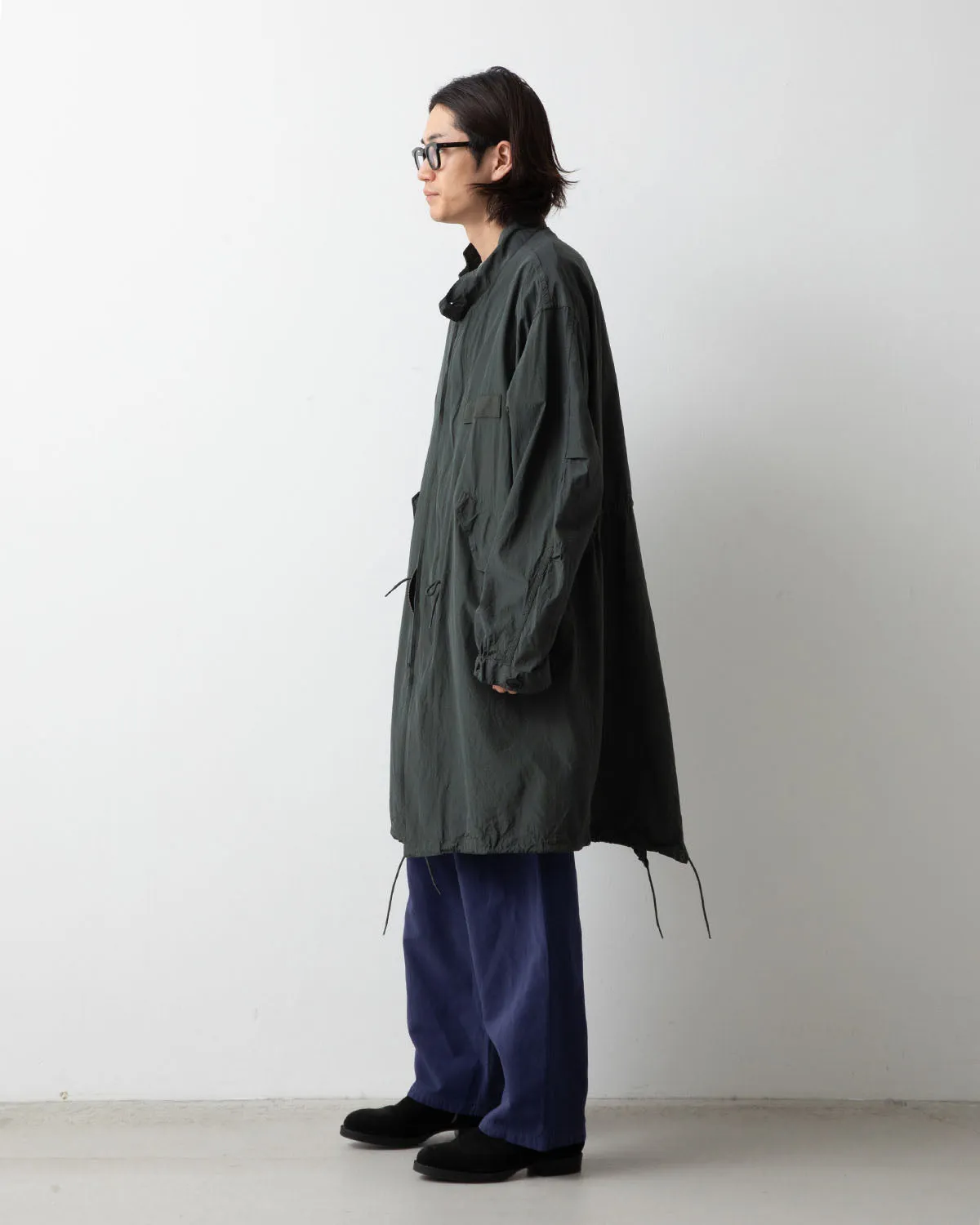 SILK TAFFETA M-65 FISHTAIL PARKA
