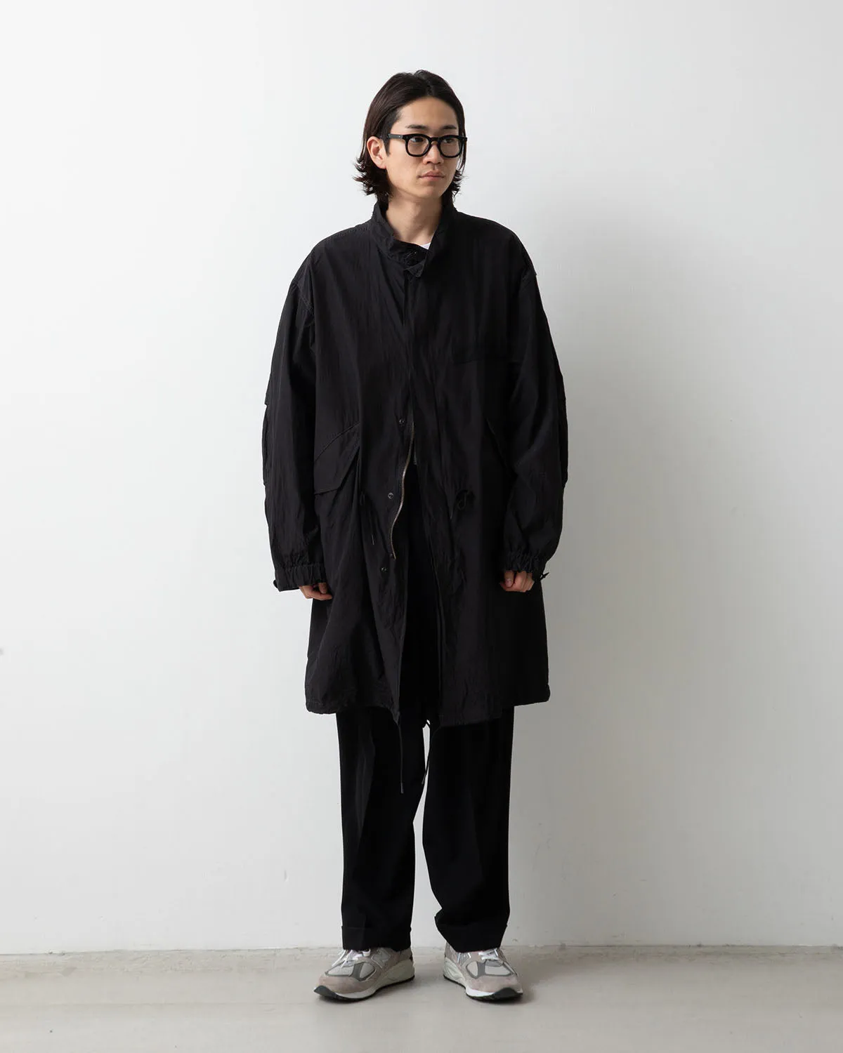 SILK TAFFETA M-65 FISHTAIL PARKA