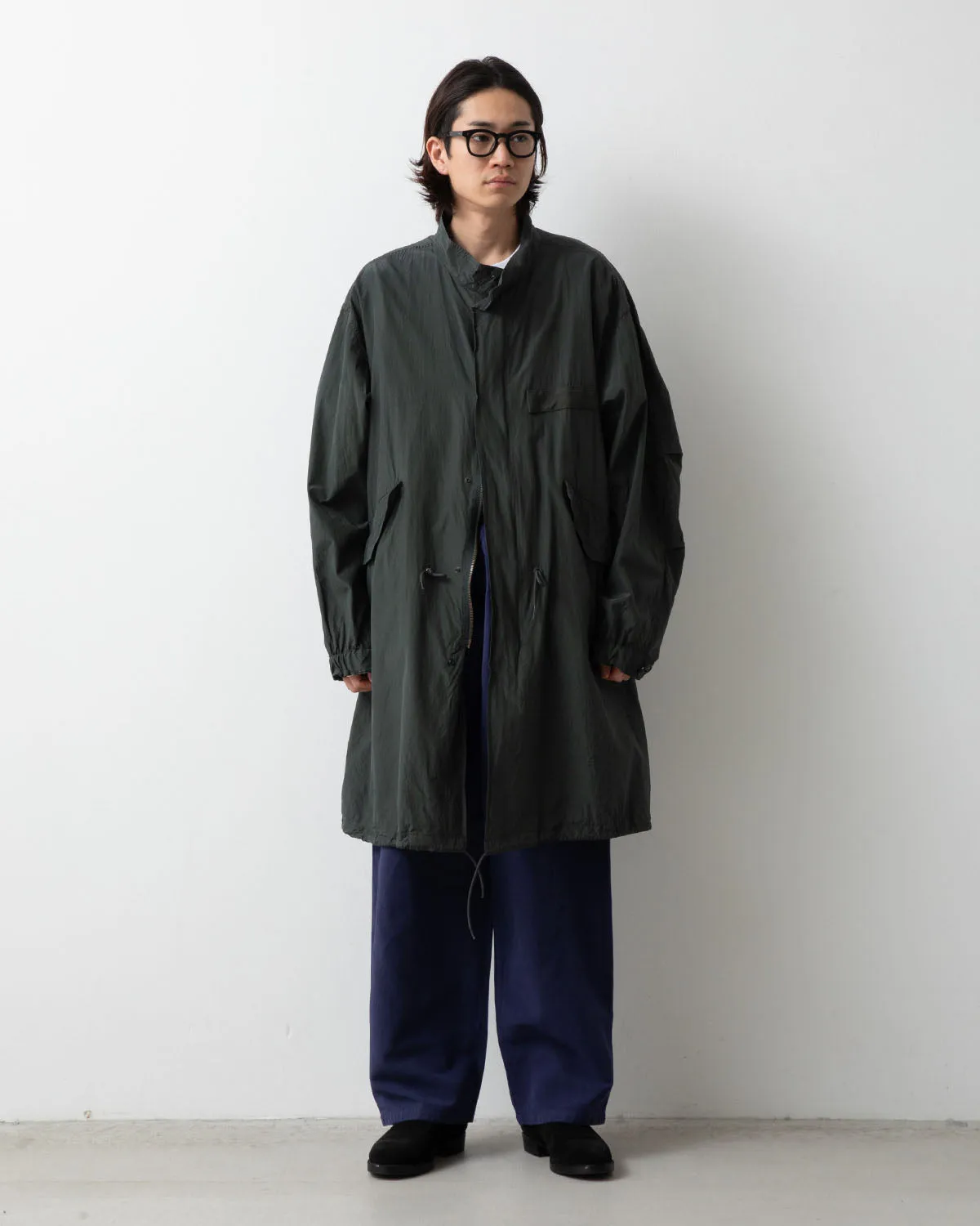 SILK TAFFETA M-65 FISHTAIL PARKA