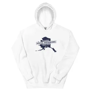 Social Distancing Since 1959 Alaska Hoodie