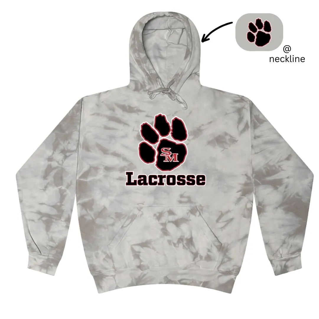 South Meck Lacrosse 8.5 oz. Tie Dye Hoodies - Multiple Designs