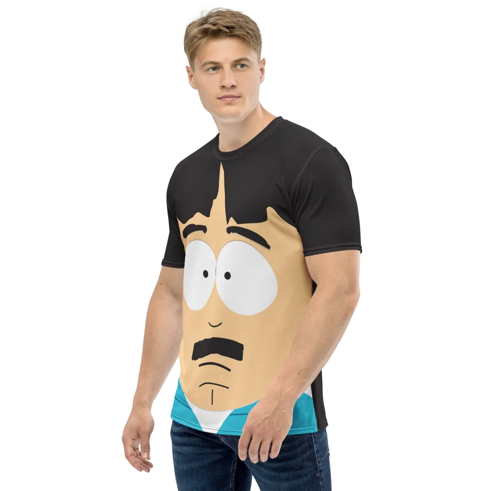 South Park  Randy Big Face Adult All-Over Print T-Shirt