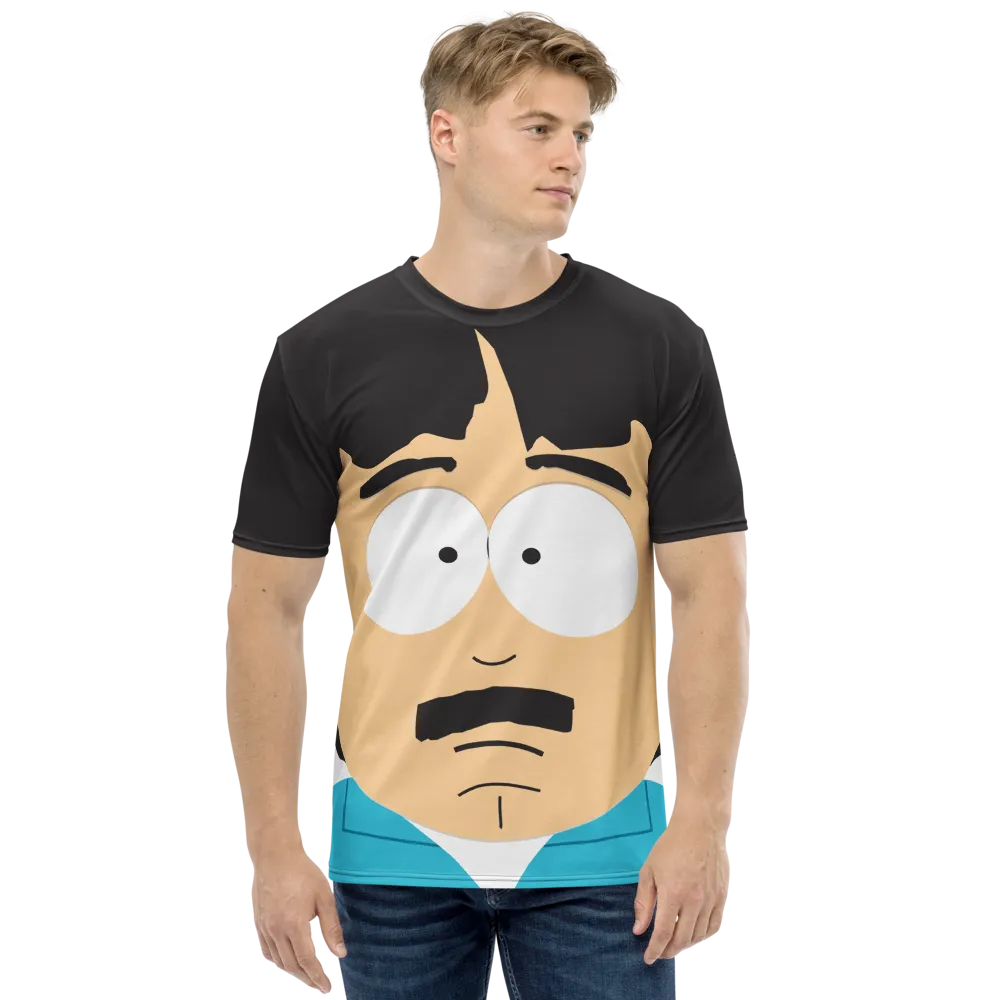 South Park  Randy Big Face Adult All-Over Print T-Shirt