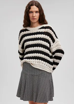 Striped Beige Sweater