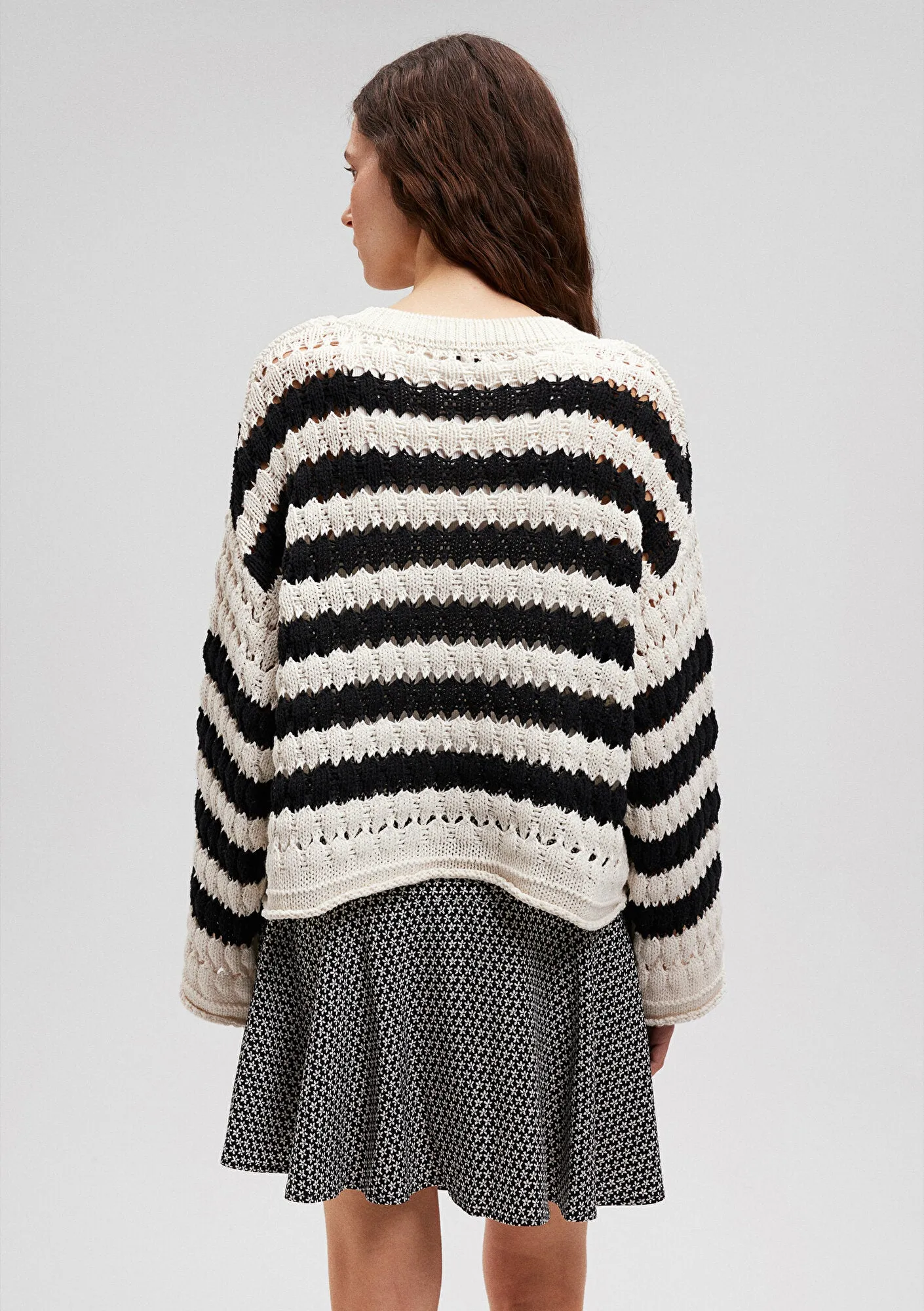 Striped Beige Sweater