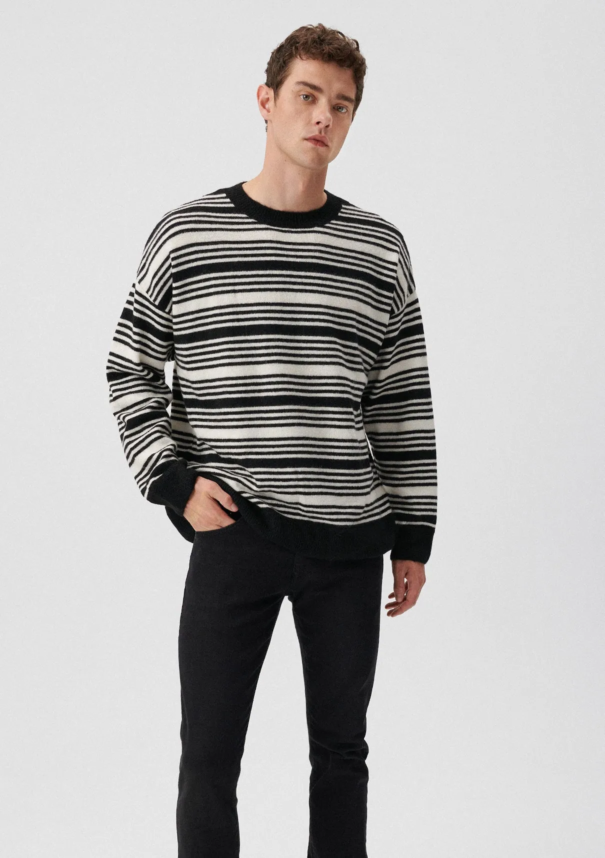 Striped Black Sweater