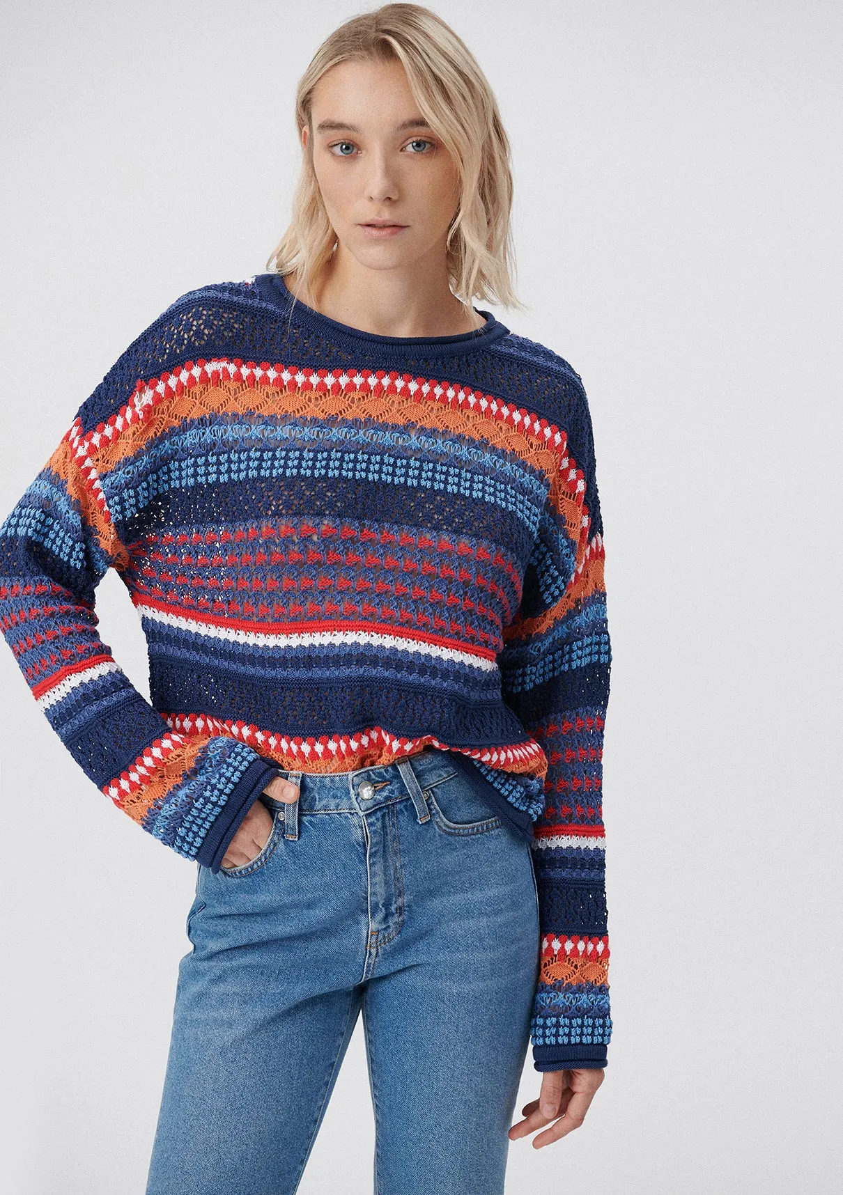 Striped Colorful Sweater