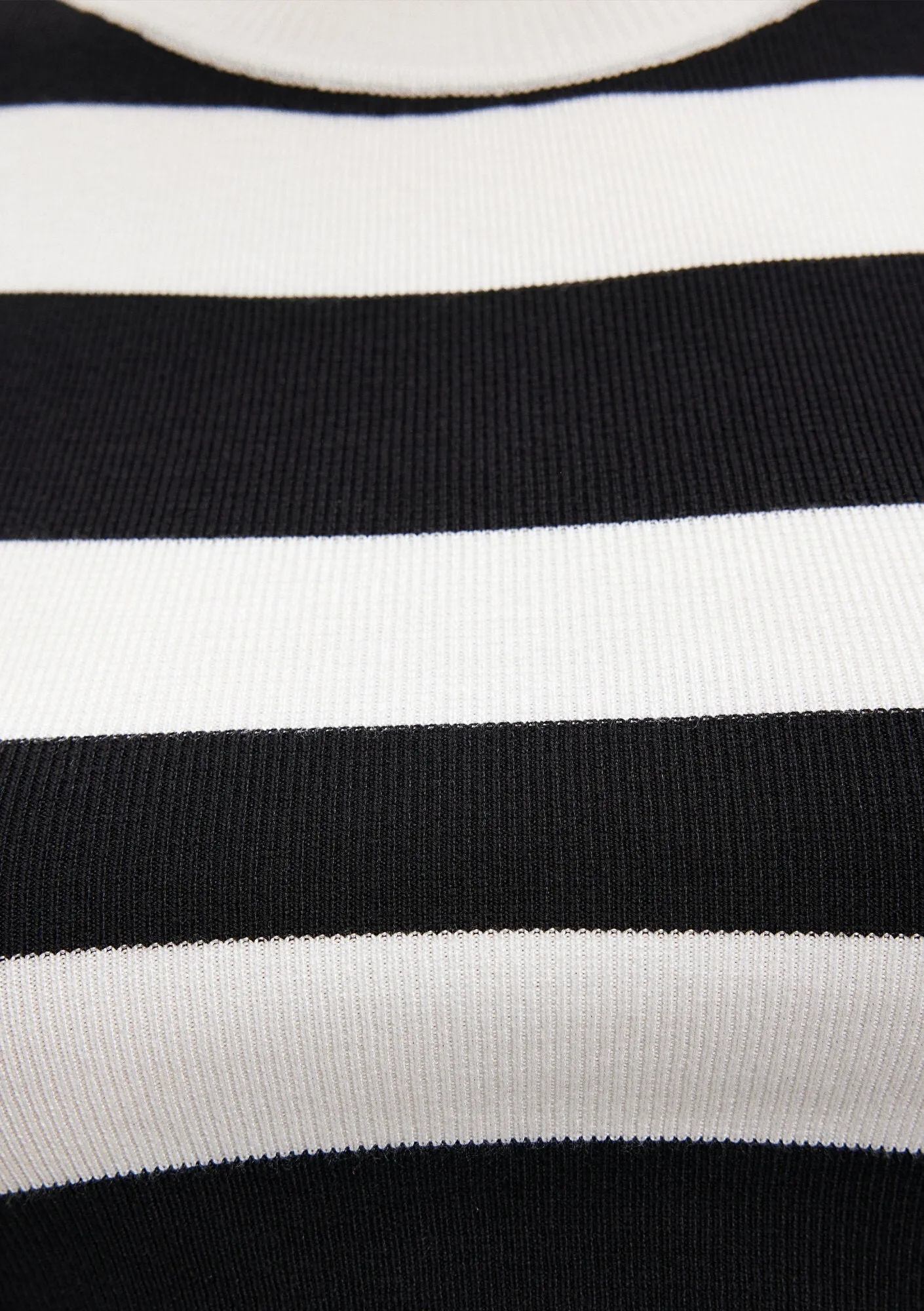 Striped Crop Knit Top