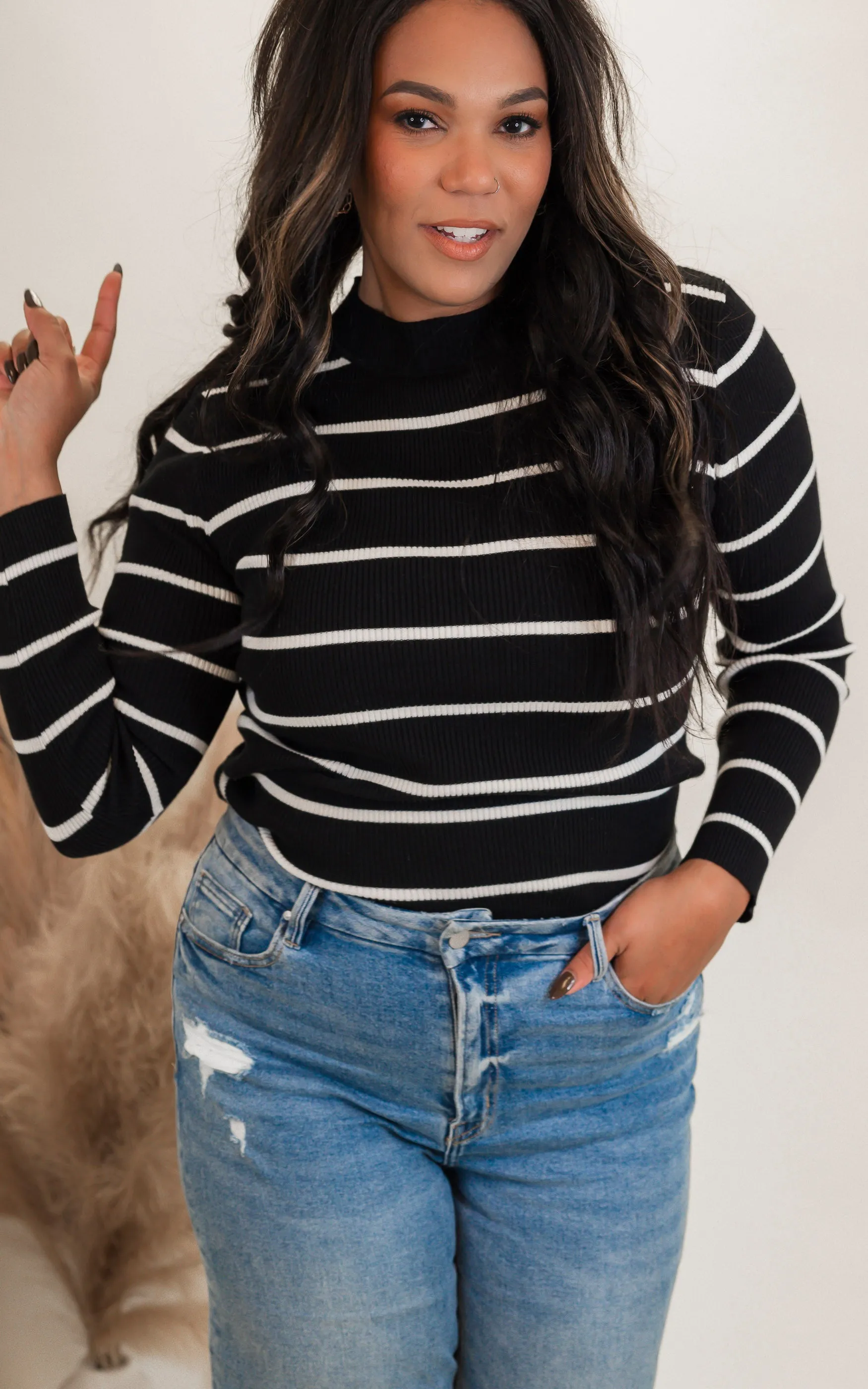 Striped Essentials Sweater by Salty Wave***DEAL -FINAL SALE
