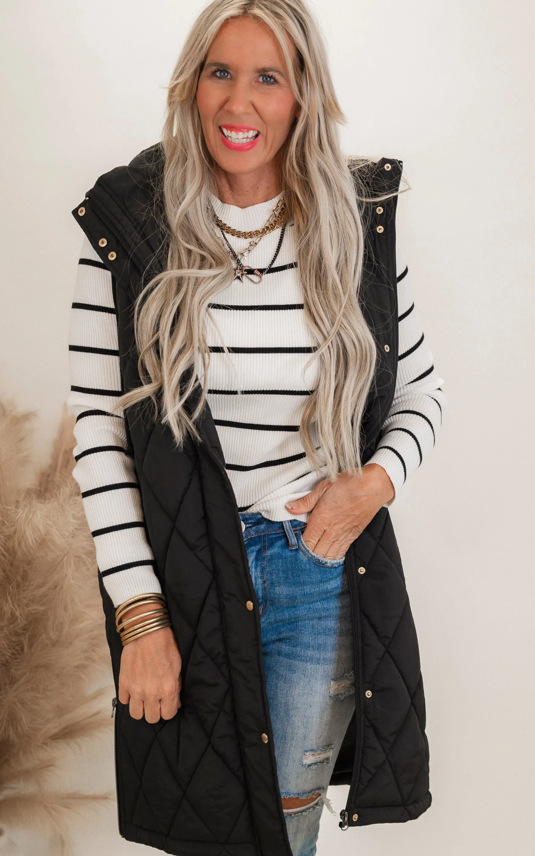 Striped Essentials Sweater by Salty Wave***DEAL -FINAL SALE