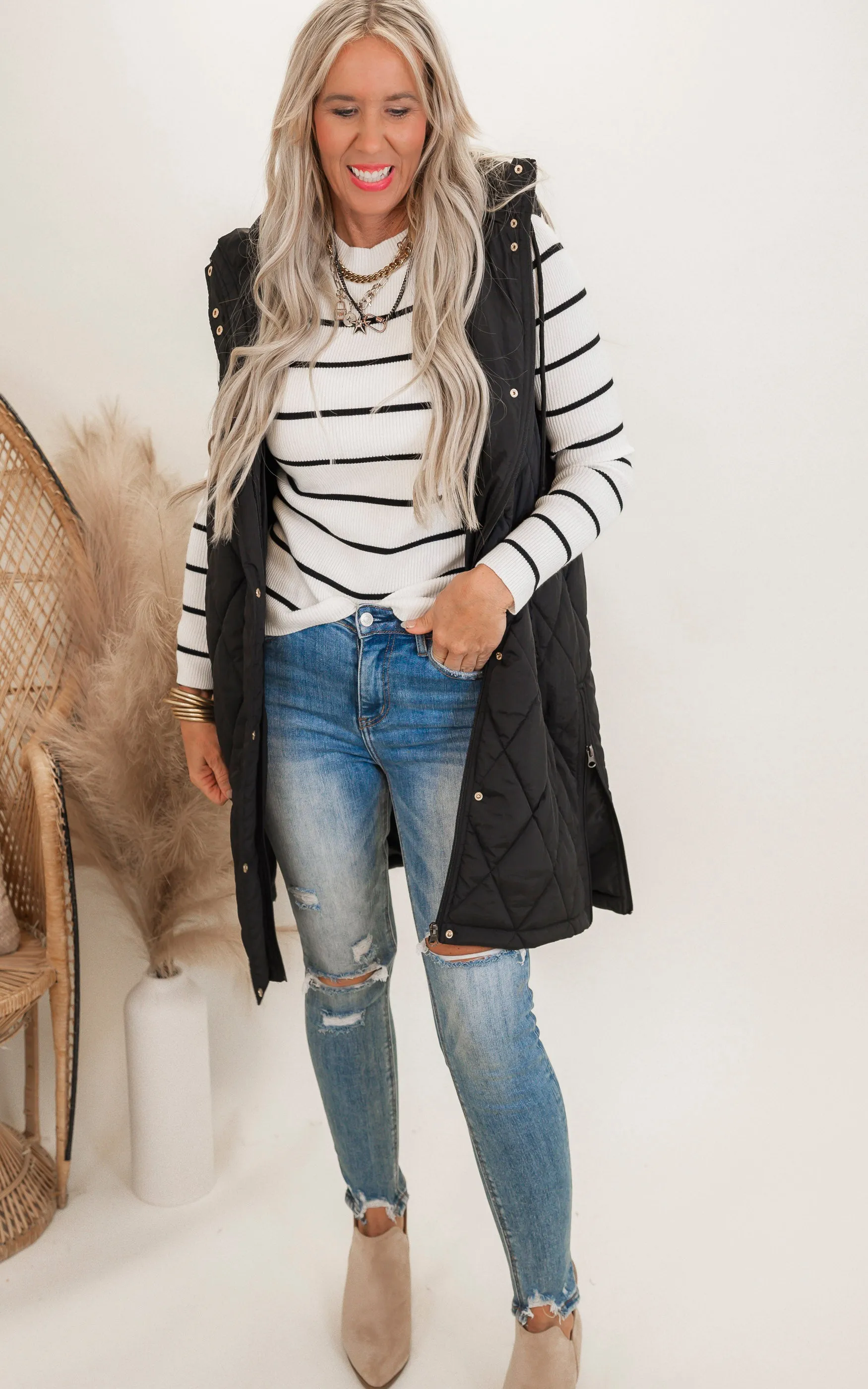 Striped Essentials Sweater by Salty Wave***DEAL -FINAL SALE