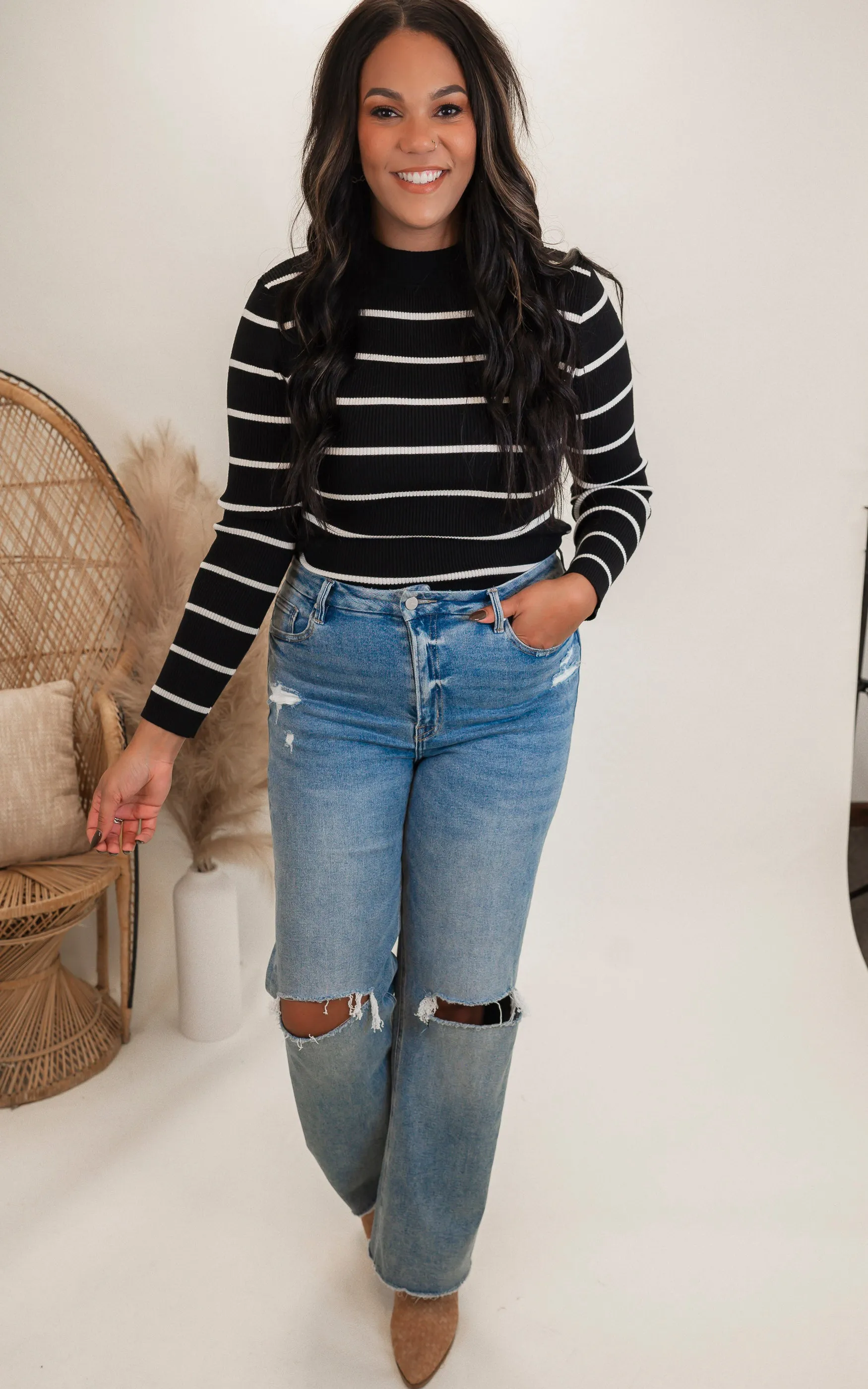 Striped Essentials Sweater by Salty Wave***DEAL -FINAL SALE