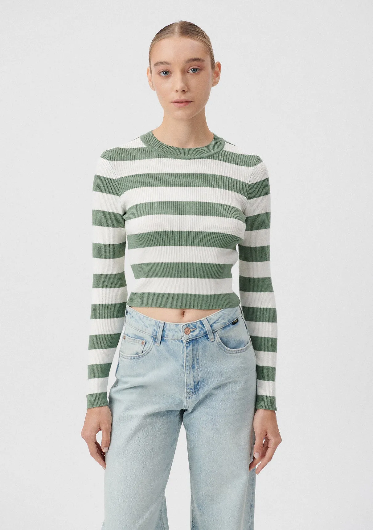 Striped Green Sweater