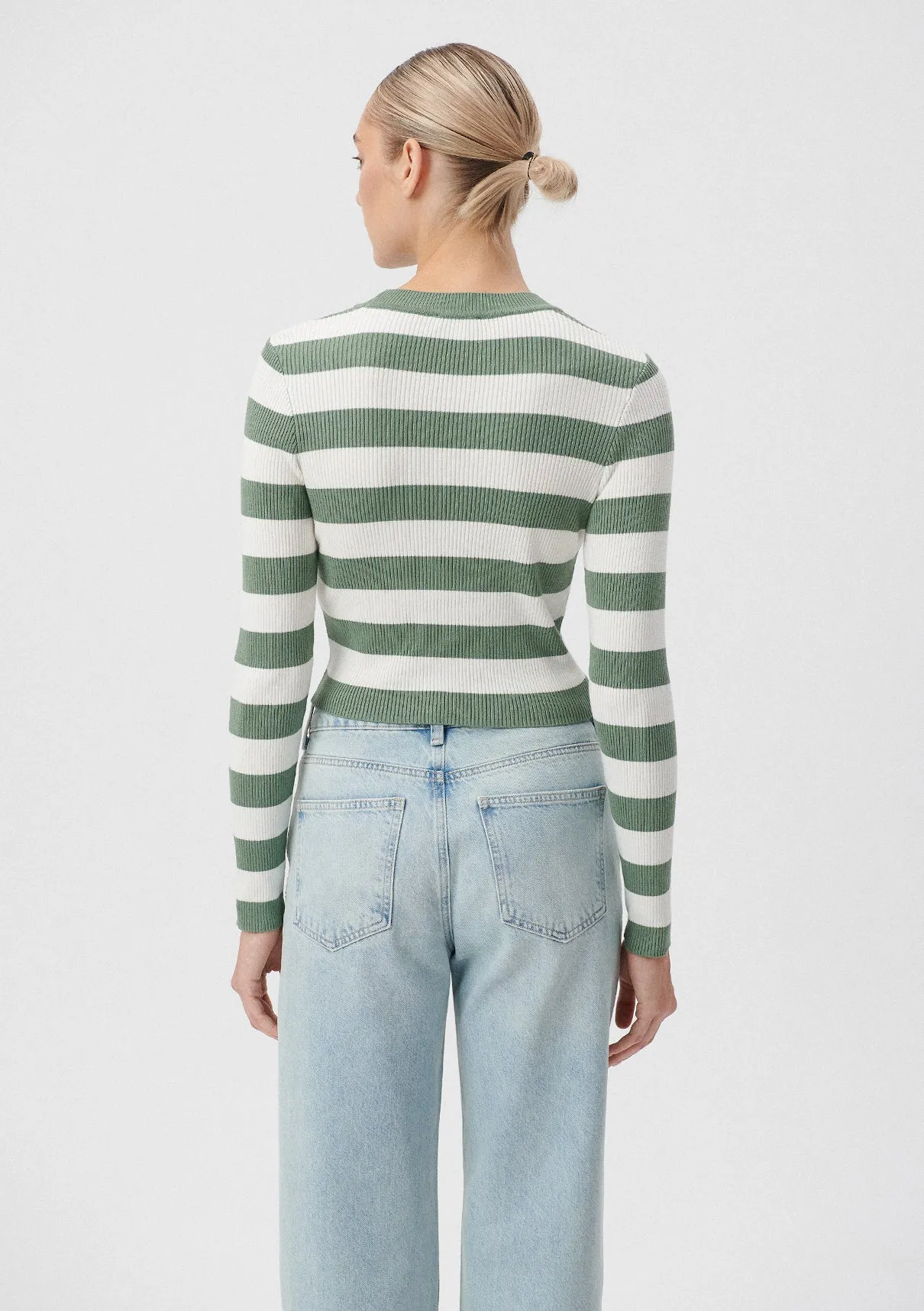 Striped Green Sweater