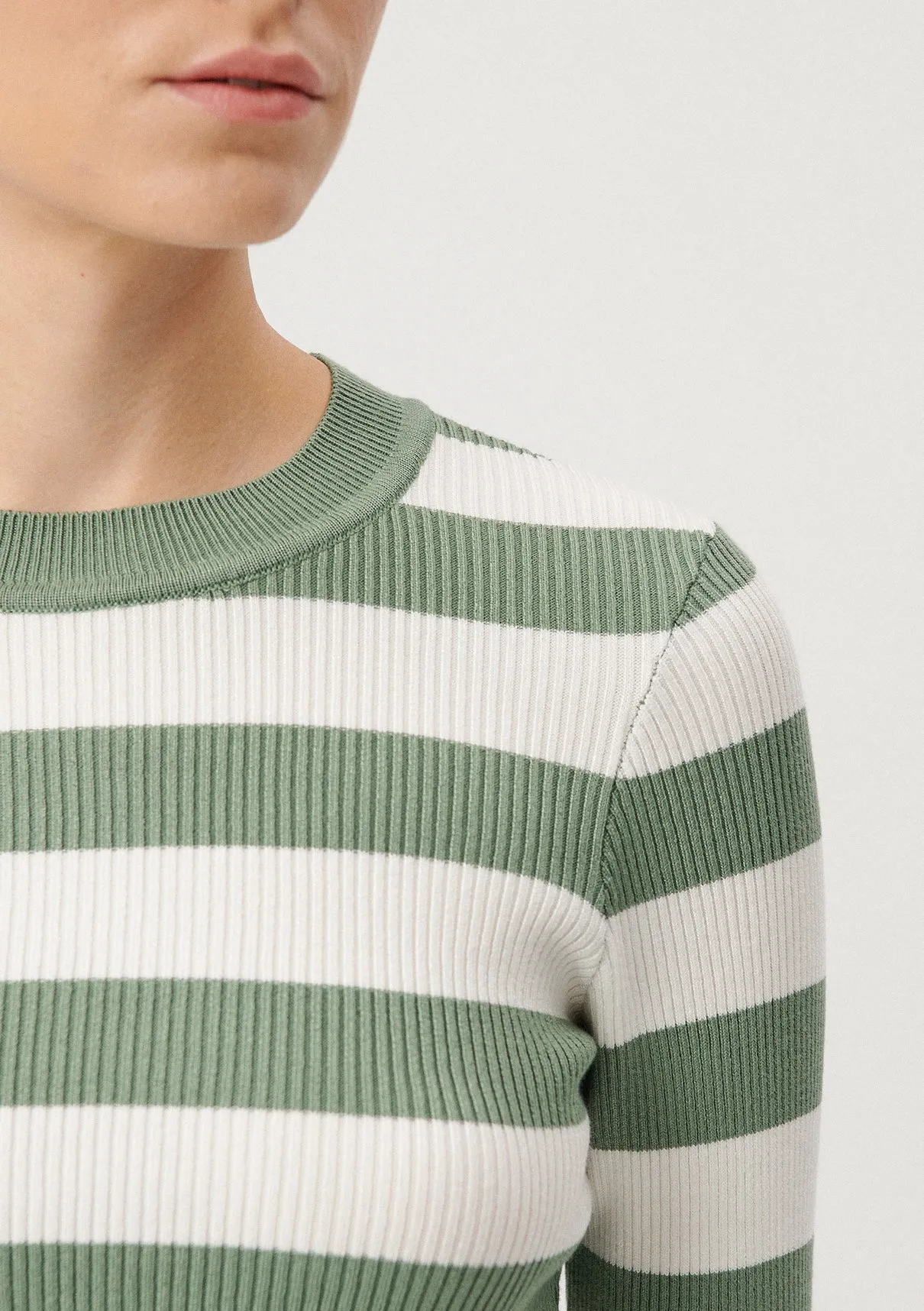 Striped Green Sweater