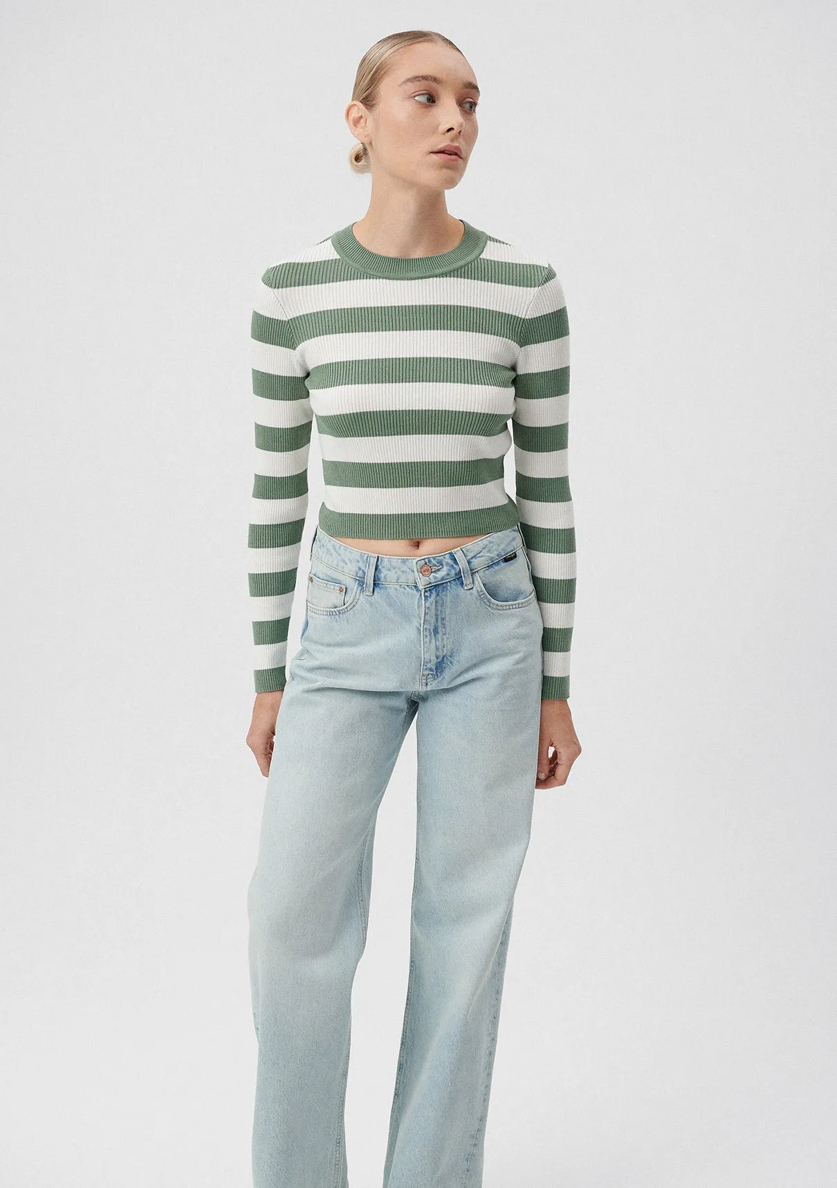 Striped Green Sweater