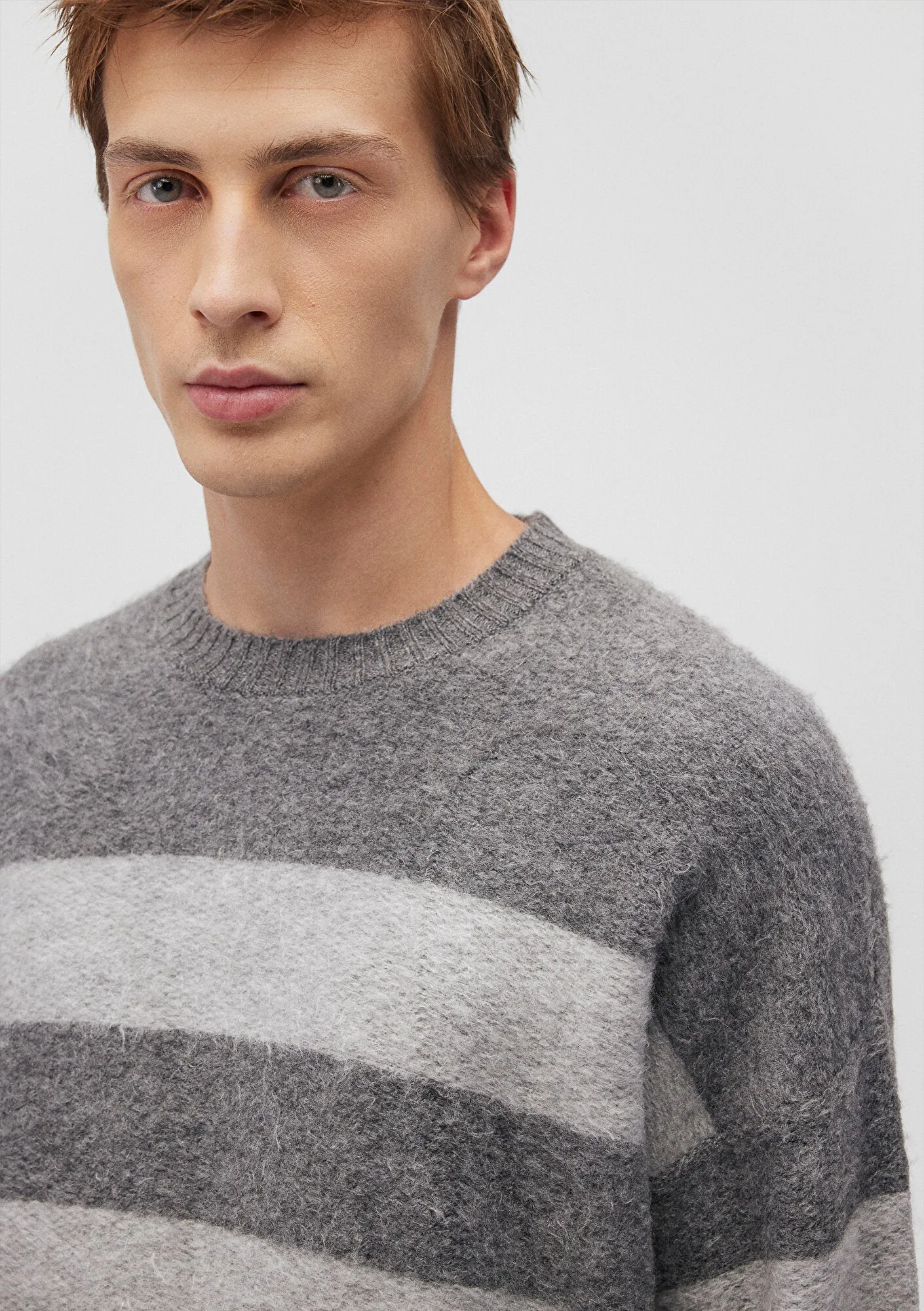 Striped Grey Sweater