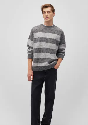 Striped Grey Sweater