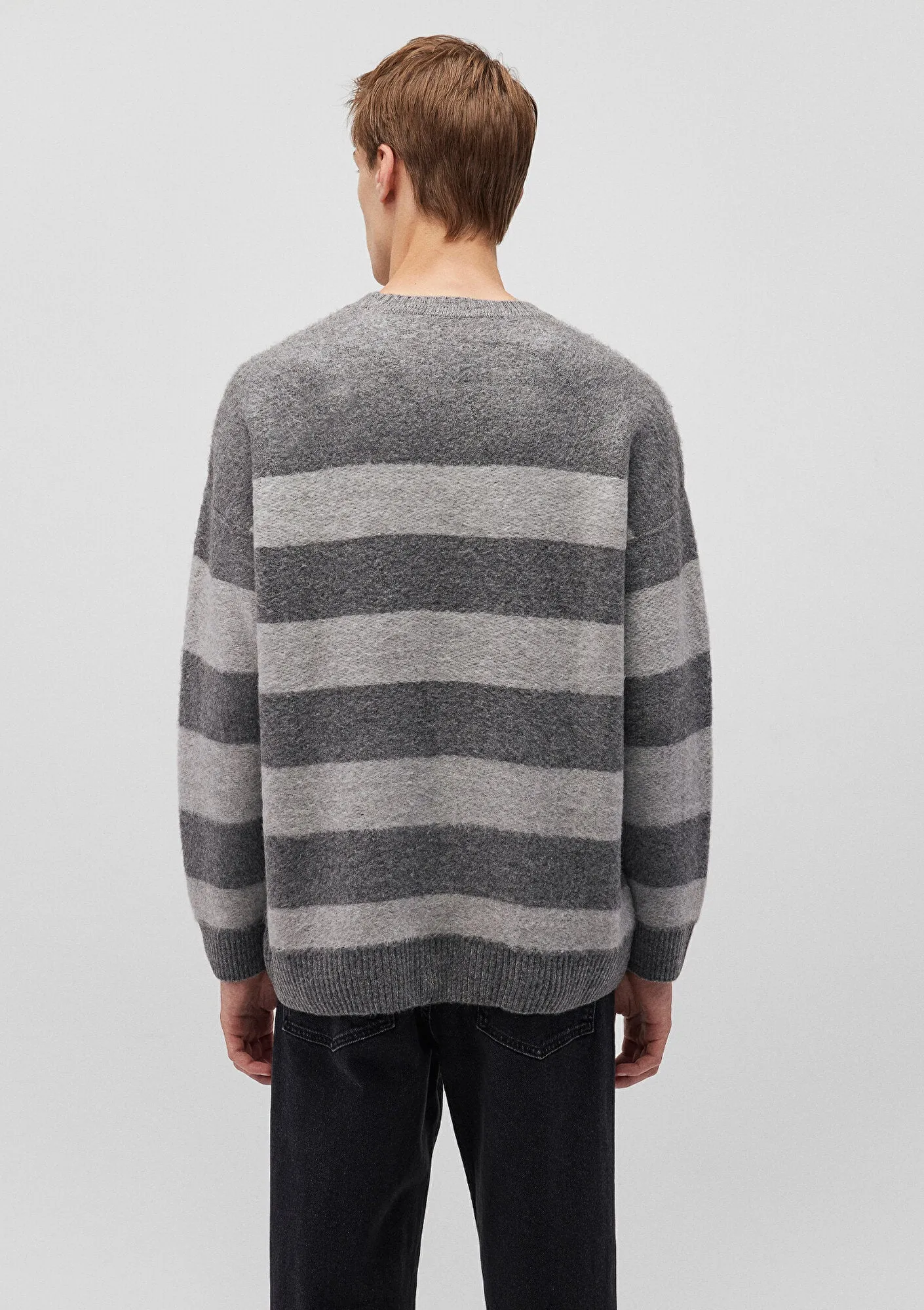 Striped Grey Sweater