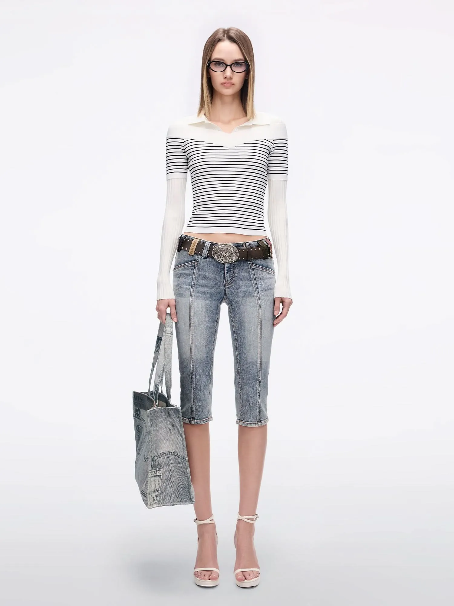 Striped Knit Top