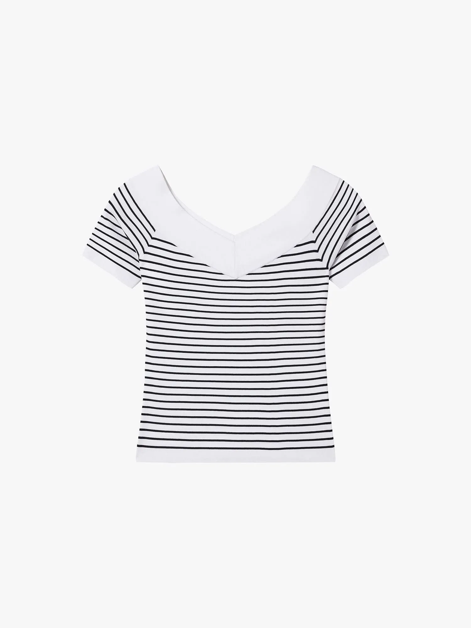 Striped Knit Top