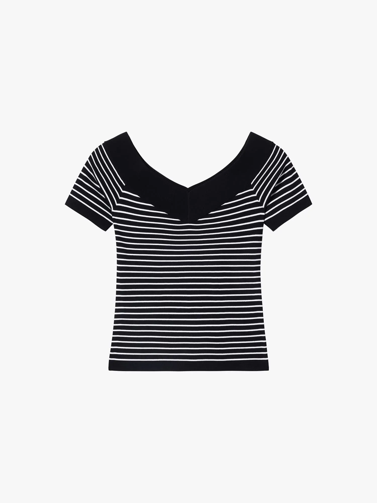 Striped Knit Top