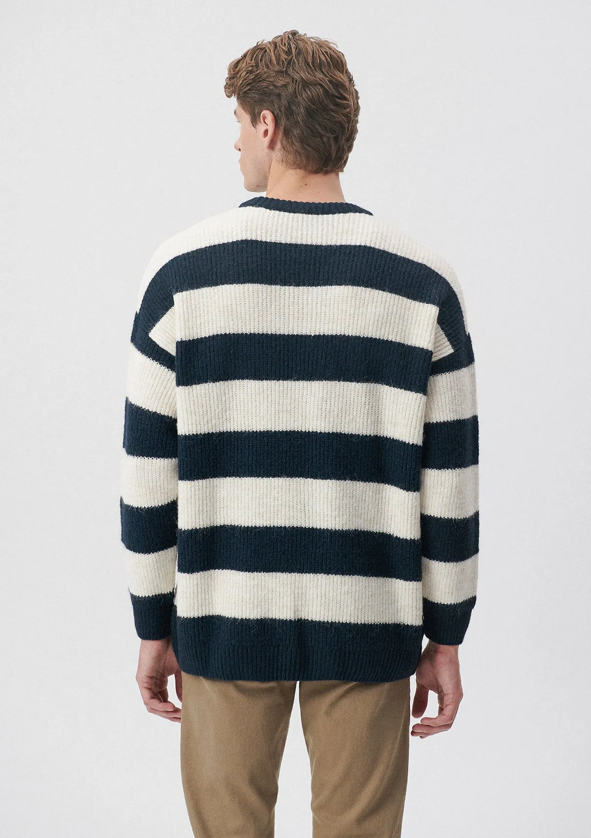 Striped Navy Sweater