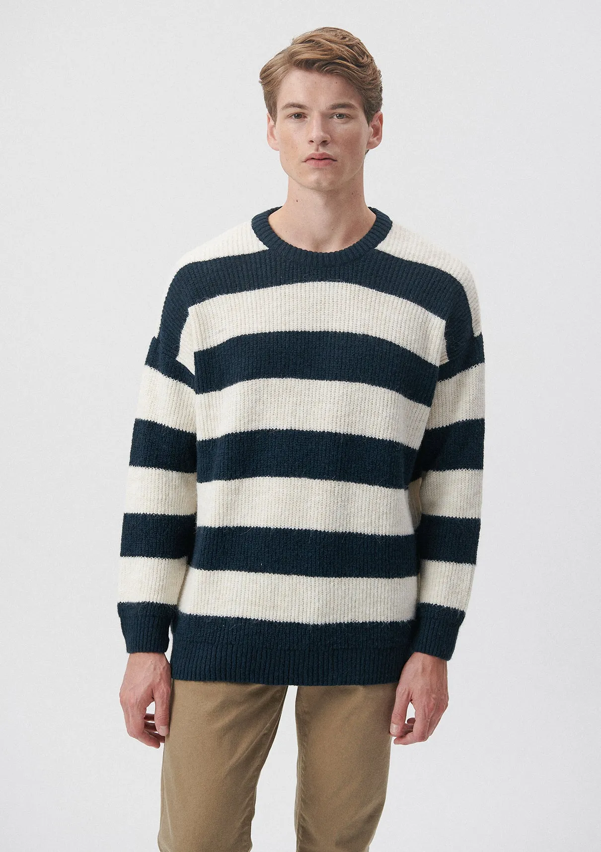 Striped Navy Sweater