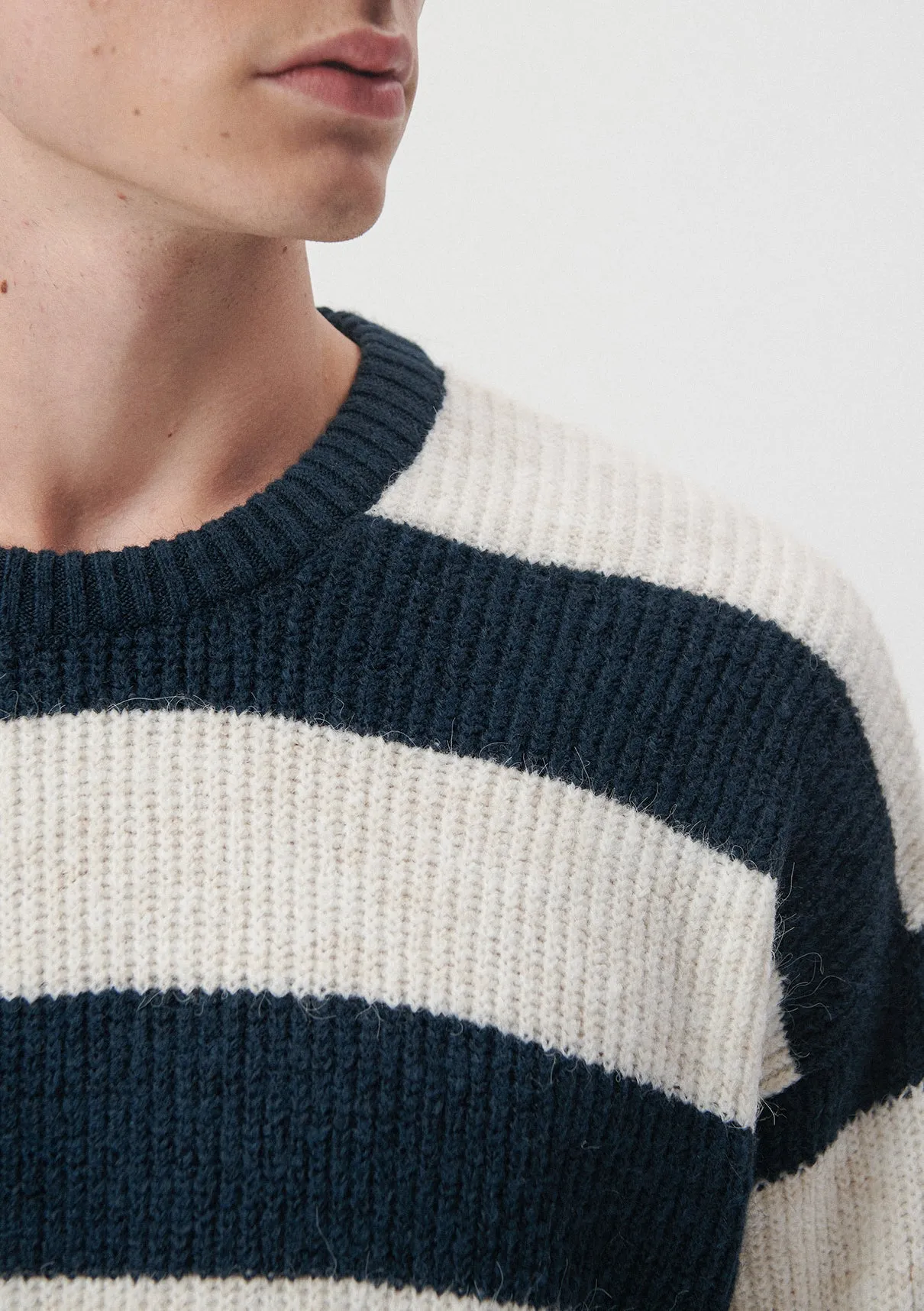 Striped Navy Sweater