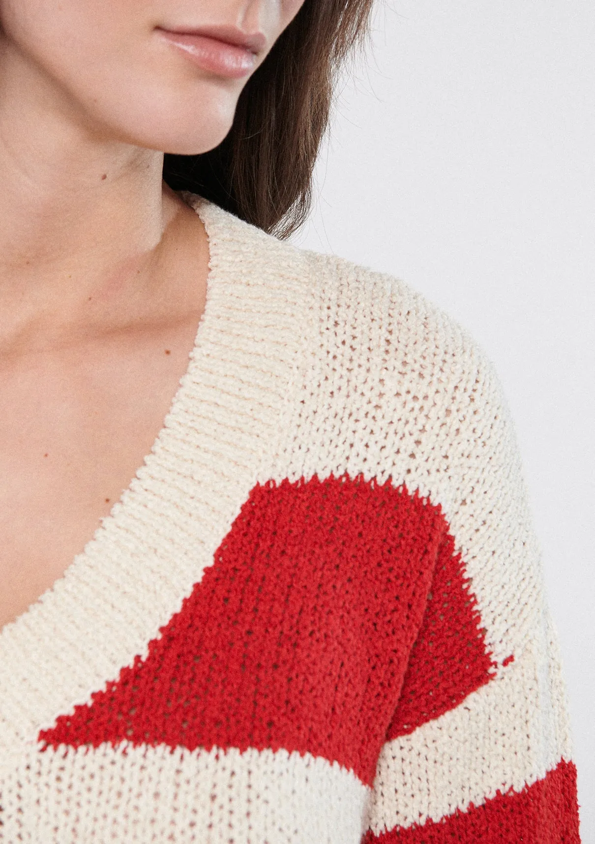 Striped Red Sweater