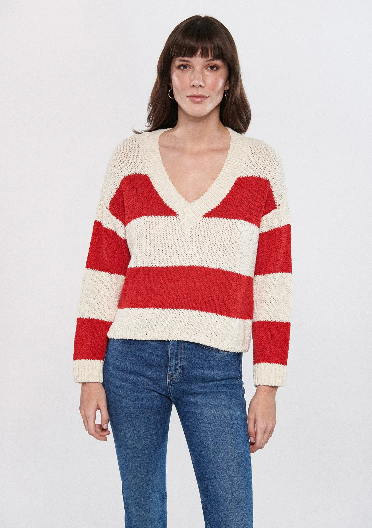 Striped Red Sweater