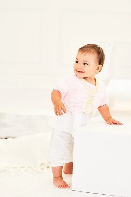 Stylecraft - Sweet Dreams DK - 9899 Baby Cardigan Knitting Pattern (0-3)