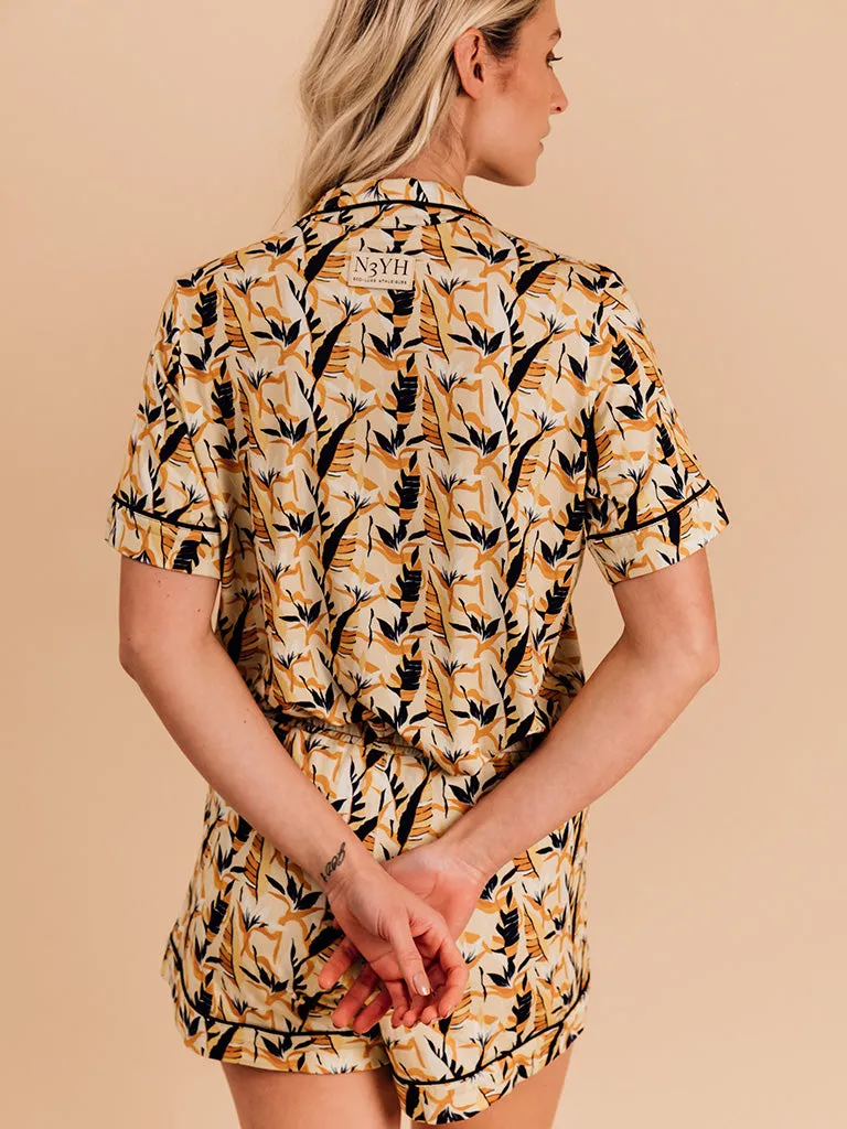 Summer Pajama Set - Tangerine Tropical
