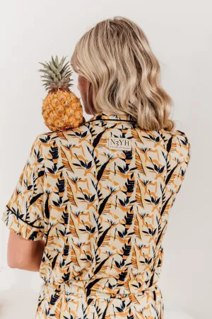 Summer Pajama Set - Tangerine Tropical