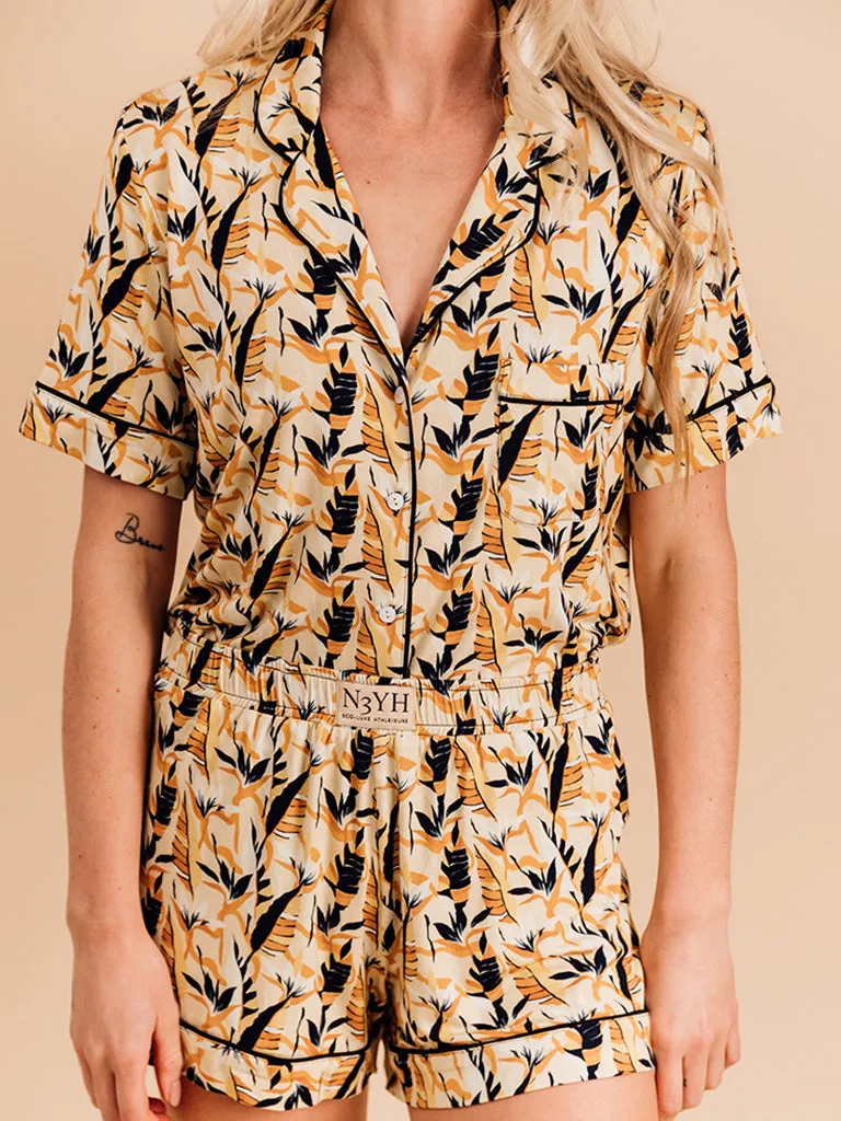 Summer Pajama Set - Tangerine Tropical