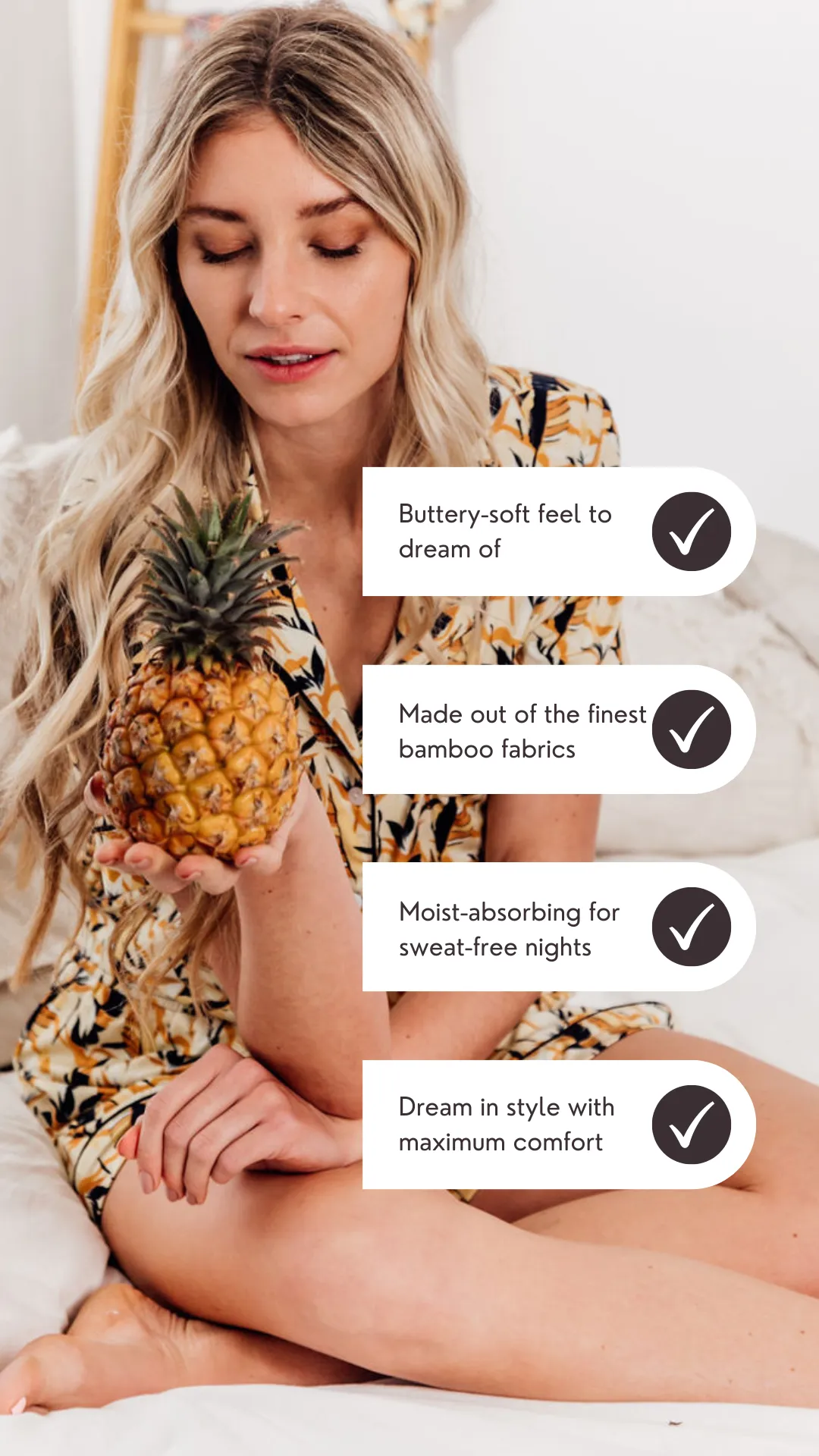 Summer Pajama Set - Tangerine Tropical