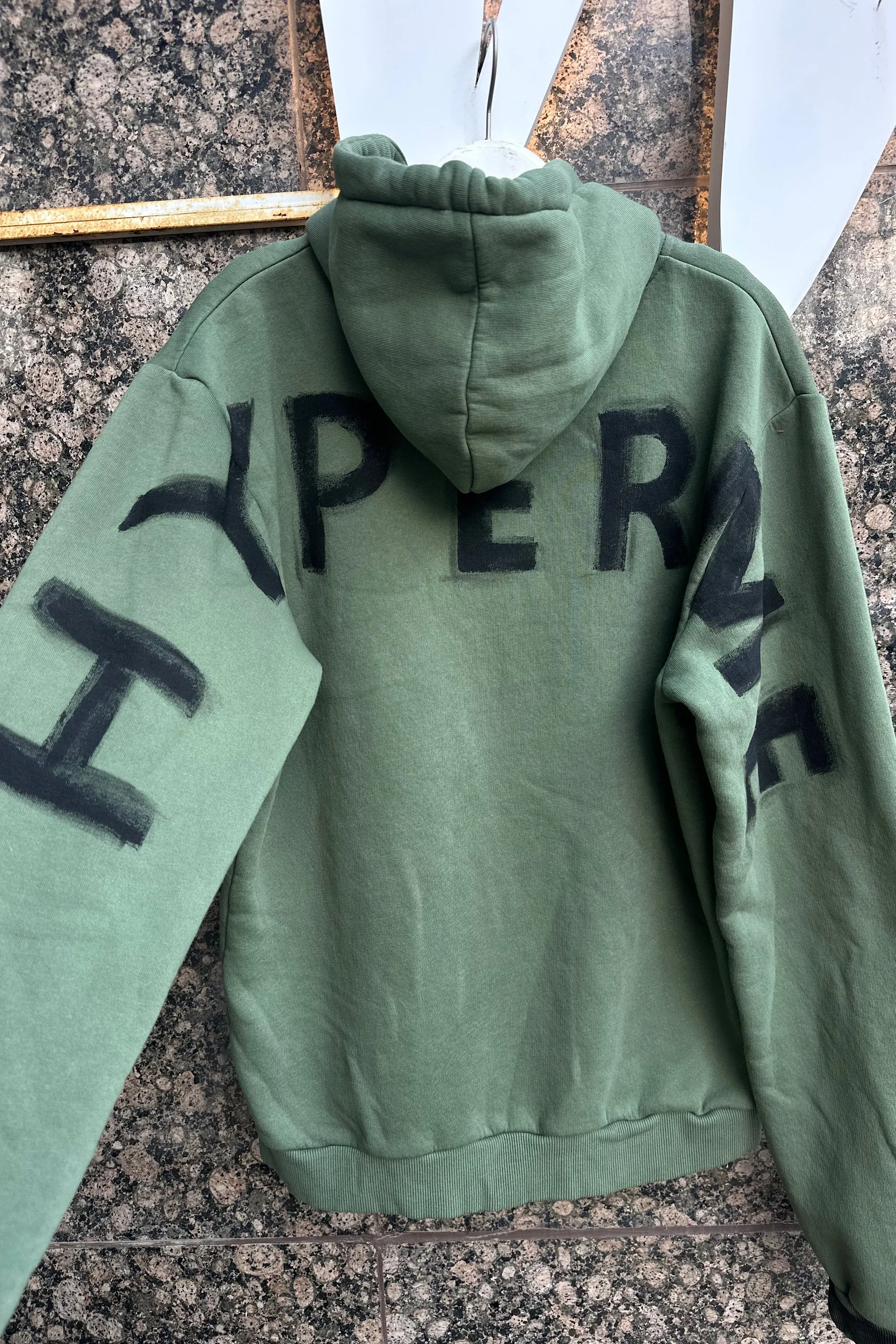 SUPER HYPER  HAND PAINTED HOODIE