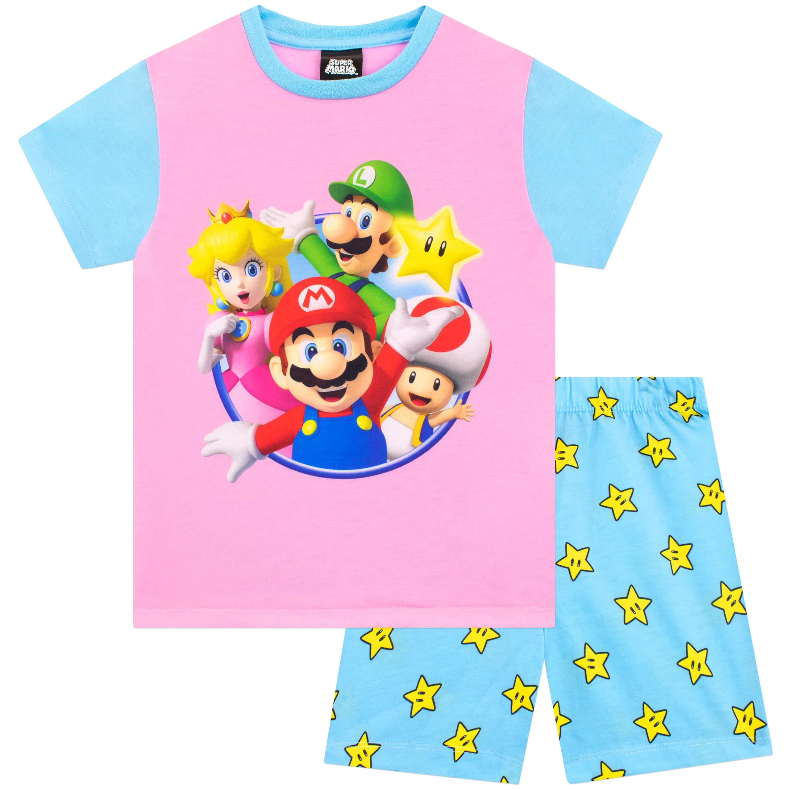 Super Mario Short Pajamas