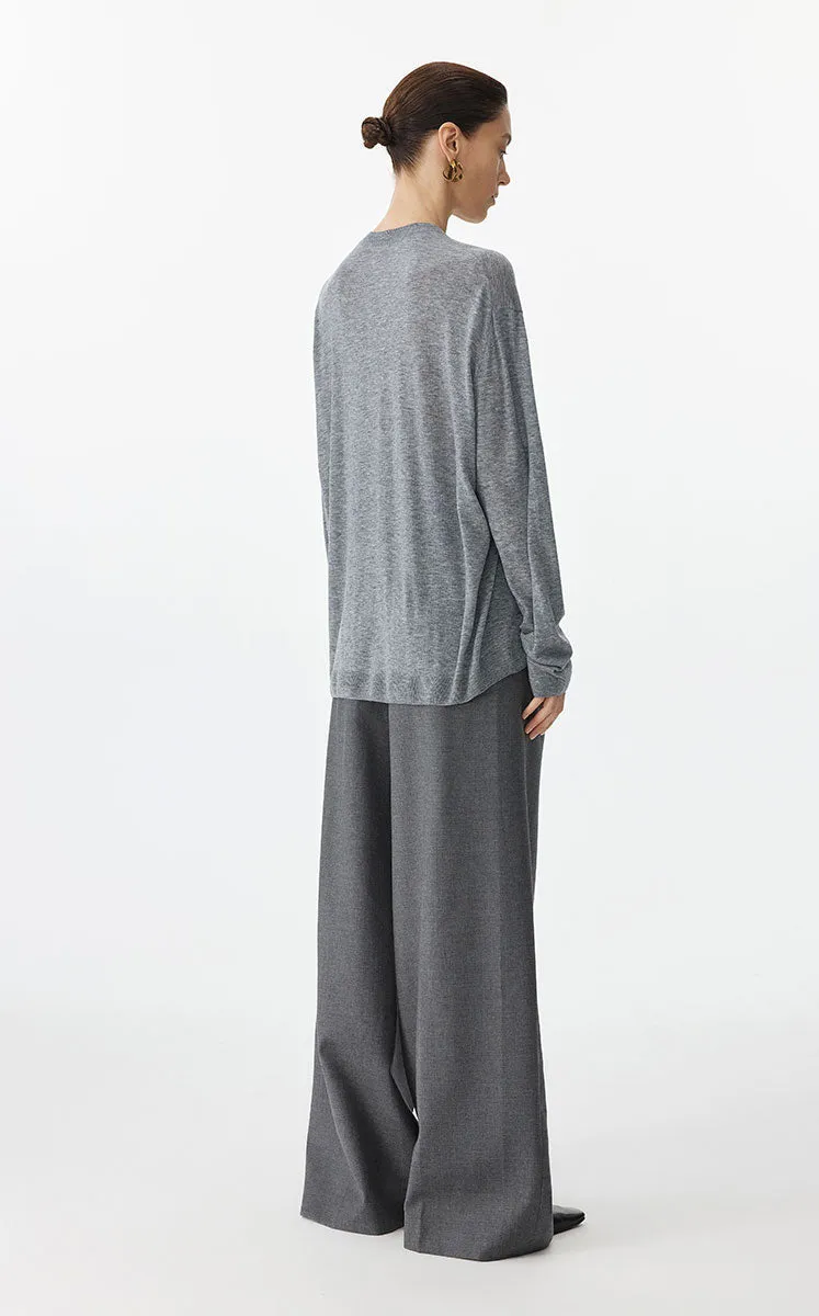 Sweater / JNBY Embroidered Oversized Knit Sweater