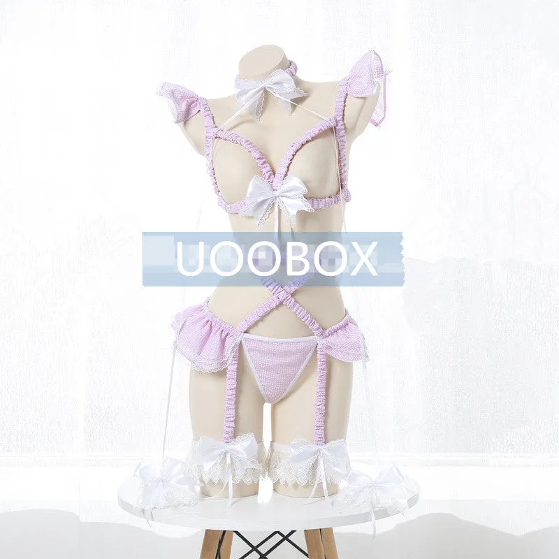 Sweet Lace-up Hollow Cos UB98725