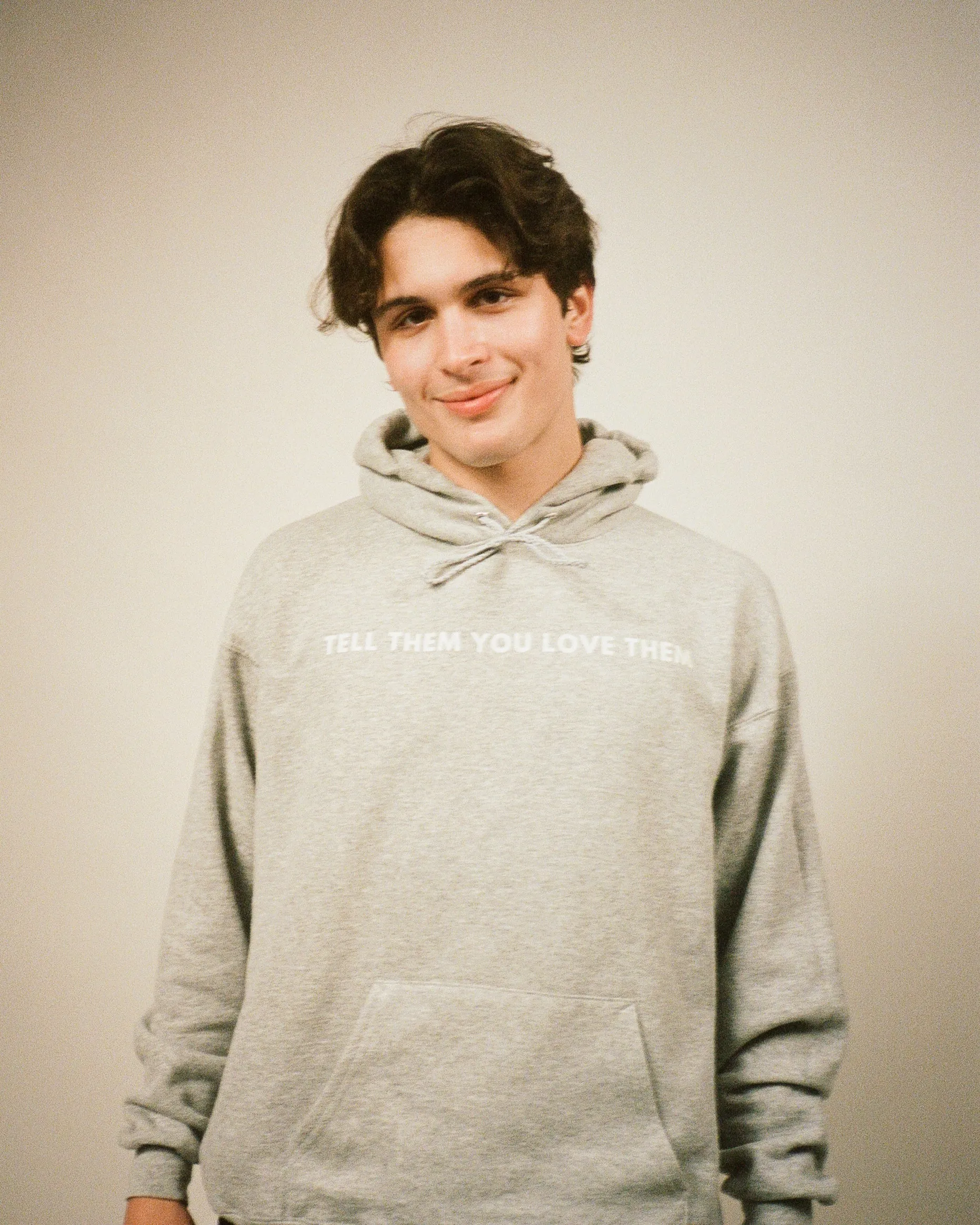 TELL THEM YOU LOVE THEM HOODIE (grey)