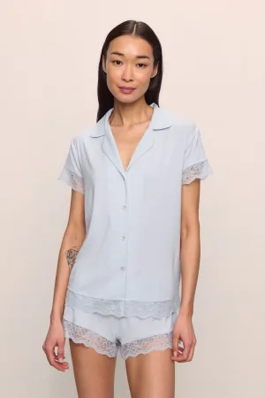 Tencel Modal Short PJ Set - Lace Trim