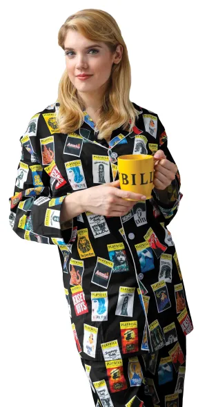 The Black Playbill Pajamas for Women