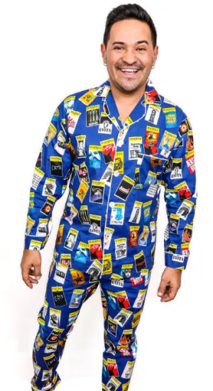 The Blue Playbill Pajamas For Men