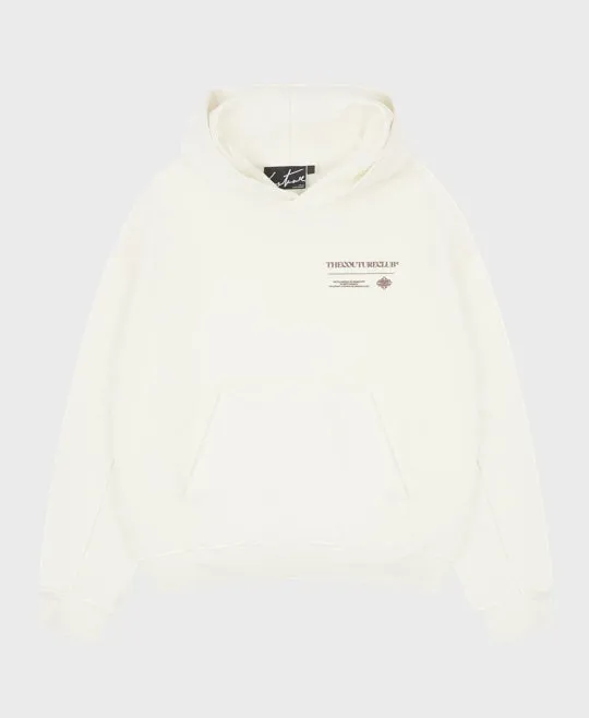 The Couture Club Multi Graphic Hoodie Off White