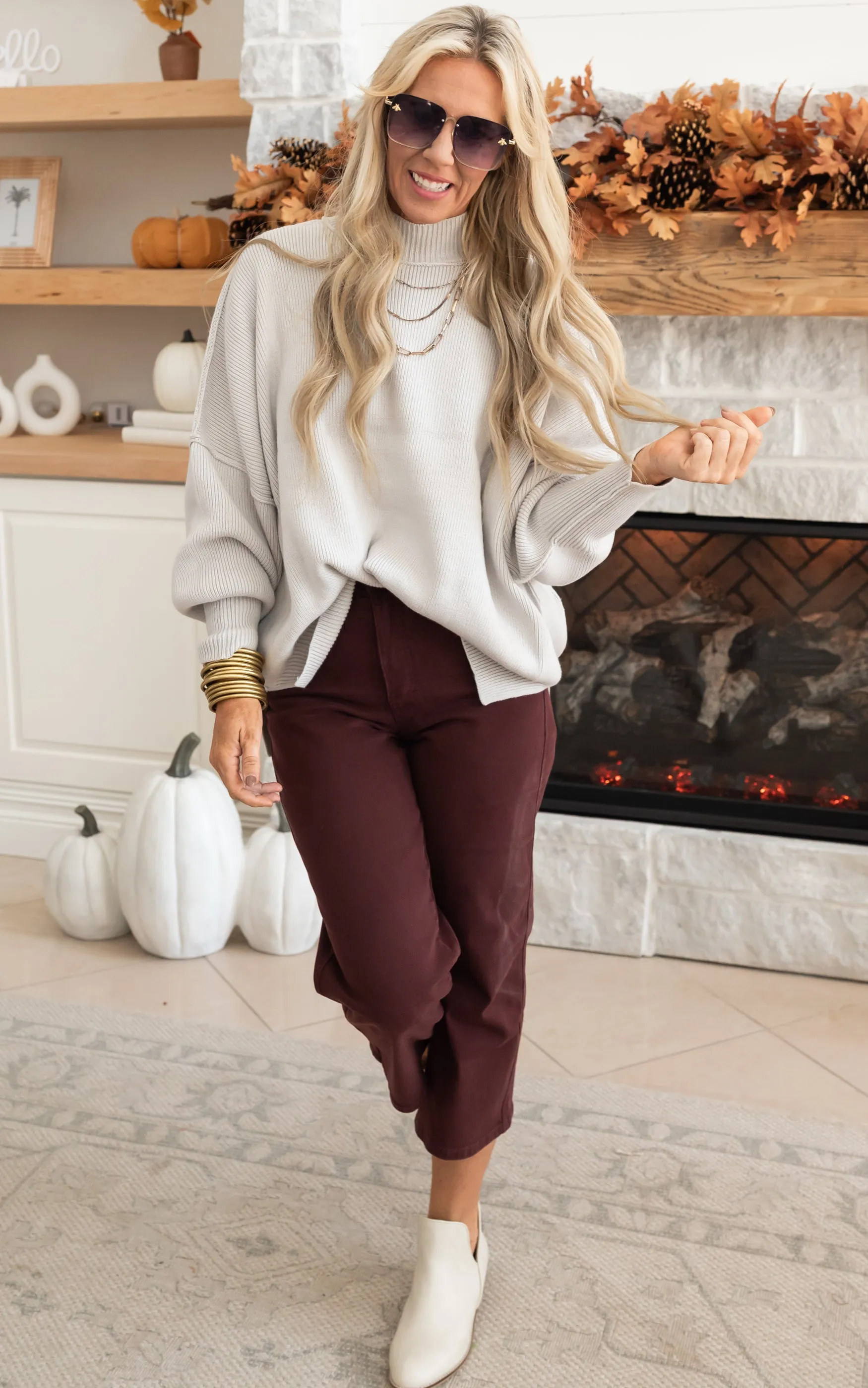 The Monica Side Slit Oversized Sweater | Part 2