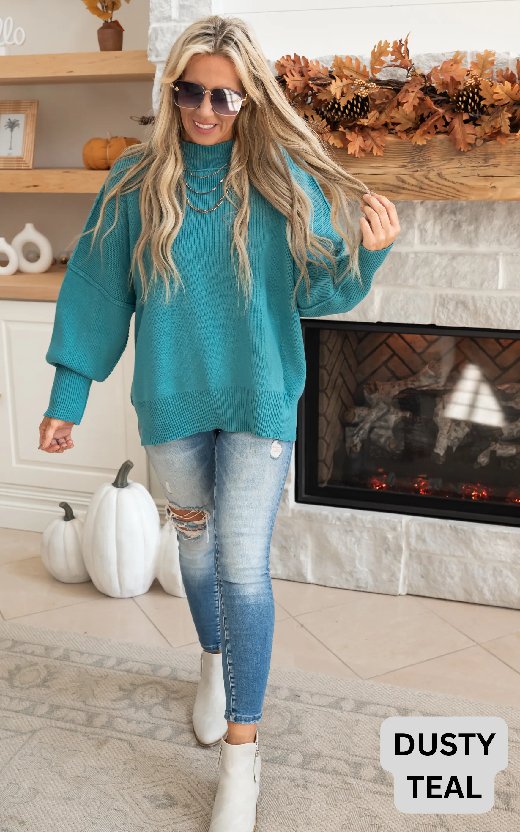 The Monica Side Slit Oversized Sweater | Part 2