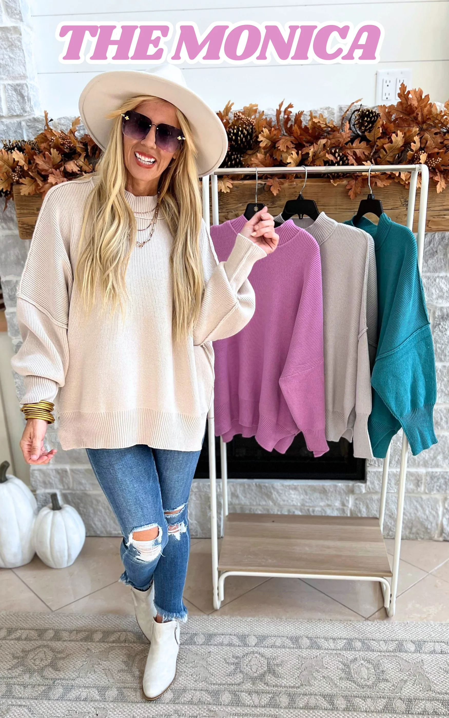 The Monica Side Slit Oversized Sweater | Part 2